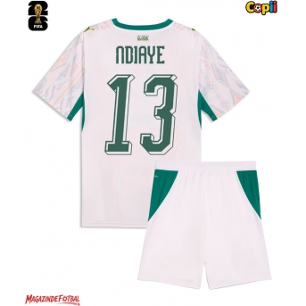 Senegal Iliman Ndiaye #13 Echipament de Fotbal Replică Mondial 2026 Copii Acasa (+ Șorturi)